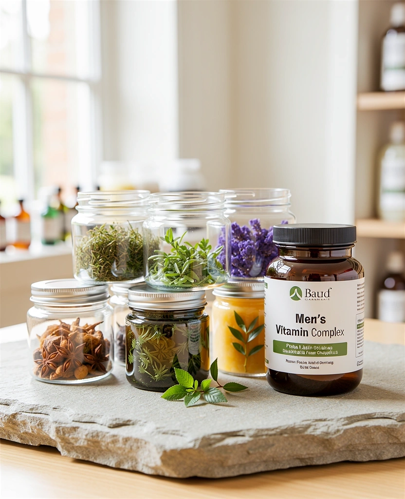 Wellness products on display